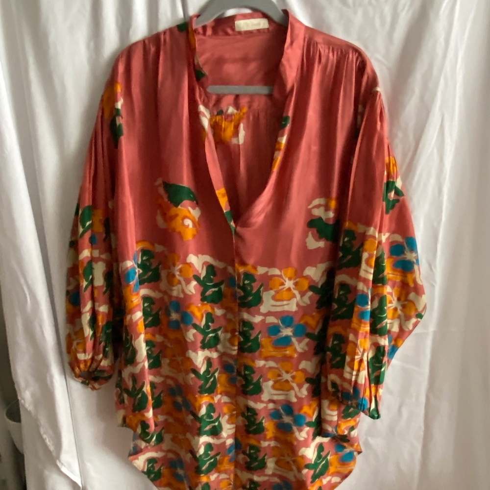 Mes Demoiselles silk blouse, Large